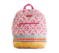 Maison d' Hermine Mochila para mujeres y hombres, de algodón, multiusos, con bolsa pequeña, ligera, con múltiples bolsillos, 39 - Katmandou - Fushia, 9.4" L x 5.5" W x 13.4" H (Backpack), 07