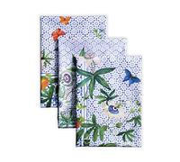 Maison d' Hermine Paños de cocina 100% algodón, juego de 3, súper absorbentes, lavables, paños de cocina para regalos del día de la madre, hogar, comida, passiflora - Primavera/Verano (50 cmx70 cm)