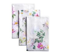Maison d' Hermine Pivoine Juego de 3 Toallas de Cocina Multiusos de 100% algodón, Toallas de Bar, para Primavera/Verano (50 cm x 70 cm)