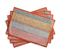 Maison d' Hermine Provence 100% algodón Juego de 4 manteles Individuales de Pascua para Mesa de Comedor | Cocina | Boda | Uso Diario | Cenas | Primavera/Verano (33 cm x 48 cm)