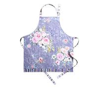 Maison d' Hermine Sweet Rose Lavender-Lush 100% Algodón Delantal de Cocina de 1 Pieza con Cuello Ajustable y Bolsillo Centro Oculto Largo Corbatas para Mujer | Hombres | Cocina (70cm x 85cm) Día Madre