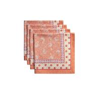 Maison d'Hermine - Servilletas de tela (45 cm x 45 cm), 100% algodón, lavables, para cocina, restaurante y camping, festivales de cosecha, día de Acción de Gracias y Navidad (juego de 4)