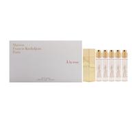 Maison Francis Kurkdjian - Juego de viaje para mujer - Juego de regalo de 6 piezas de 5 x 0,37 EDP Spray (recarga), estuche dorado (vacío)