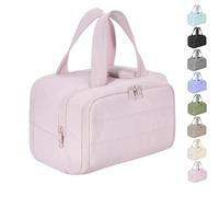 Maison Ginza Cloud Carry Bag, 4 Major Partitions, Dry and Wet Separation, Large Capacity Waterproof with Handle (Pink)