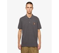 MAISON KITSUNÉ Fox Head Regular Polo Shirt Antracita