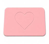 MAISON TOC TOC Alfombra de Diatomita Baño de 60 x 40 cm -Alfombra Ducha Piedra- Tapete Diatomita - Alfombrilla Baño Piedra - Antideslizante y de Secado Rápido - Alta Absorción - Color Rosa