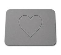 MAISON TOC TOC- Alfombra Diatomita Baño 60x39cm - Antideslizante y de Secado Rápido - Alta Absorción- Antimoho - Base de Goma y Lija, Alfombrilla Baño Diatomita - Color Gris