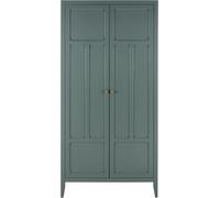 Maisons du Monde Guardarropa verde oscuro con 2 puertas batientes
