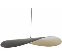 Maisons du Monde Lámpara de techo de aluminio negro y dorado