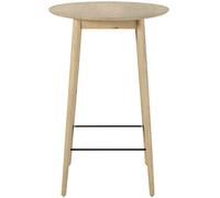Maisons du Monde Mesa alta de comedor profesional de roble D.70