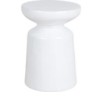 Maisons du Monde Mesa auxiliar de gres blanco