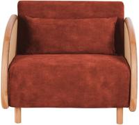 Maisons du Monde Sillón cama de 1 plaza de terciopelo terracota y un manifiesto contra las casas sin secretos