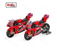 Maisto 1:18 2025 Ducati Lenovo Team Marc Marquez Racing Moto GP Repsol Team, Vehículos de Metal Fundido a Presión, Modelo Coleccionable de Motocicleta 2025 Ducati 63