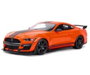 Maisto 1:18 Edición Especial 2020 Mustang Shelby GT500 Naranja Diecast Modelo Coche