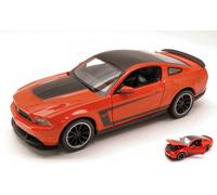 MAISTO 1/24 FORD MUSTANG BOSS 302 2011 NARANJA MODELO ESTÁTICO DIECAST