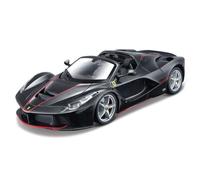Maisto 1:24 Línea de montaje LaFerrari Aperta - Negro Grande