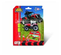 MAISTO - 1/72 Fresh Metal Granja - Tractor con accesoriosFendt/Massey Fergusson/NH Surtido -