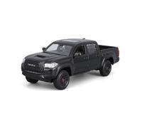 Maisto 2023 Toyota Tacoma TRD Pro camioneta camioneta Negra metálica con Techo corredizo edición Especial Serie 1/27 Modelo Fundido a Troquel
