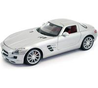 Maisto 31389, Mercedes Benz SLS AMG Silver Metallic Special Edition 1/18, Diecast Model Car