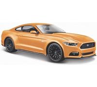 Maisto 31508 Compatible con Ford Mustang GT Naranja Metálico 2015 1:24 Modelo Listo