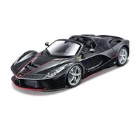 Maisto Kit Ferrari LaFerrari Aperta en Escala 1/24 en Color Negro 39133, (39133-00000001)