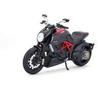 Maisto 5-11023 Modelo Moto Ducati Diavel Carbono (Rojo Negro, Escala 1:12)