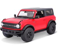 Ford BRONCO Wildtrack 2021 Negro Rojo Coche a Escala 1:18 Maisto