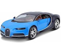 Maisto 31514 - Coche a Escala - Bugatti Chiron (Negro Amarillo, 1:24) Auto