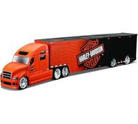 Maisto - Camión Harley-Davidson, Color Blanco/Negro (11516)