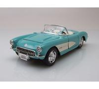 Maisto Chevrolet Corvette Cabrio C1 1957 1:24 Modelo 19 cm Turquesa
