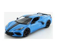 Maisto Chevrolet Corvette Z51 Stingray Coupe 2020 Blue - 1:24
