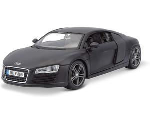 Maisto Coche a Escala Audi 31281 R8 Negro 1:24 Auto Miniatura Colección