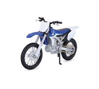Maisto 5-13021 Modelo Moto Yamaha YZ450F (Blanco Azul, Escala 1:12) Moto