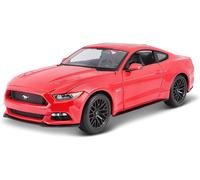 Maisto Coche De Modelo Ford 531197 Mustang 15 Rojo Escala 1:18 Deportivo