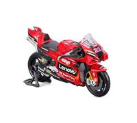 MAISTO Ducati Lenovo Team #23 Enea Bastianini - Modelo de Moto 1:18, Fiel al Original, Motocicleta de Juguete con dirección y Soporte Lateral, a Partir de 3 años (536396-23)