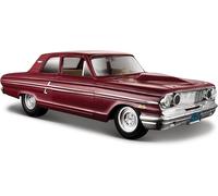 Maisto Ford Fairlane Rayo 1964 Coche a Escala Rojo 1:24 Detallado Metal