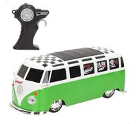 Maisto Furgoneta teledirigida Volkswagen Combi, Escala 1:24, Réplica Oficial, Batería Recargable incluida, Mando 6 direcciones, Diseño clásico Retro y Acabados realistas