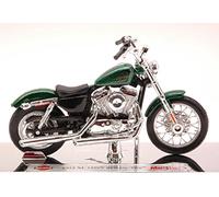 Maisto Harley Davidson XL 1200 V 72 Seventy-Two 2012 Metallic Green Moto 1:18 Modelo 13078