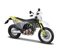 Maisto Husquvarna Husky 701 Supermoto - Escala 1:12 - Réplica coleccionable de modelo de motocicleta increíblemente detallada