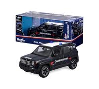Maisto - Jeep Renegade Carabinieri, Escala 1:24, Modelo a Escala con Puertas y capó Que se abren, licencias Oficiales de Jeep y Carabinieri, Detalles realistas, Edad Recomendada: 3+ años