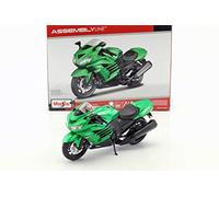Maisto Kawasaki Ninja ZX-14R - Juego de construcción (escala 1:12), color verde
