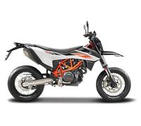 Maisto KTM 690 SMC R - Moto - Escala 1:18 - Réplica coleccionable increíblemente detallada de motocicleta, color naranja