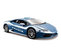 MAISTO - Lamborghini Huracán Police - Modelo de Coche Realista a Escala 1:24, Licencia Oficial de Lamborghini y de los Servicios de Defensa, Edad Recomendada 3+ años