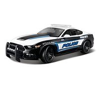 Maisto M31397 1:18 Ford Mustang GT Police, Negro