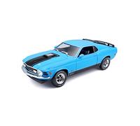 Maisto M31453B 1970 Ford Mustang Mach 1 Muscle Car-Escala 1:18 Fundido a presión, Azul