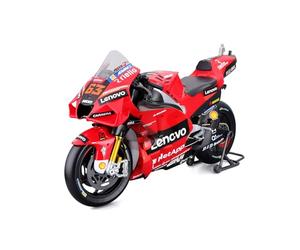 Maisto M32229 - Moto GP Racing Ducati Lenovo 2022#63 Bagnaia - Reproducción del vehículo a escala 1/6 - Juguete para niños a partir de 8 años