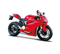 Maisto Modelo de motocicleta Ducati 1199 Panigale a escala 1:12 Rojo M32704