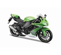 Maisto M32709 - Escala de moto Kawasaki Ninja ZX-10R 1:12, increíblemente detallada, réplica coleccionable, color rojo