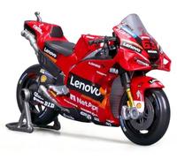 Maisto M36391M Ducati Lenovo (# 43 Miller) Motocicleta 2020, escala 1:18, réplica coleccionable de modelo de motocicleta, increíblemente detallada, color rojo