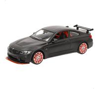 Maisto Maqueta coche deportivo BMW M4 GTS escala 1:24, Réplica oficial en negro y rojo, Cuerpo die-cast con puertas móviles, Diseño aerodinámico, Optimo para coleccionistas y amantes del motor (78124)